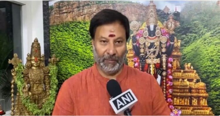 BJP leader and former TTD Board Member, Bhanuprakash Reddy, condemned the alleged use of beef, pig fat and fish oil in sweets- Tirupati Prasadam at Sri Venkateswara Temple and said that they will file a complaint against the previous YSRCP government that was led by former CM Jagan Mohan Reddy