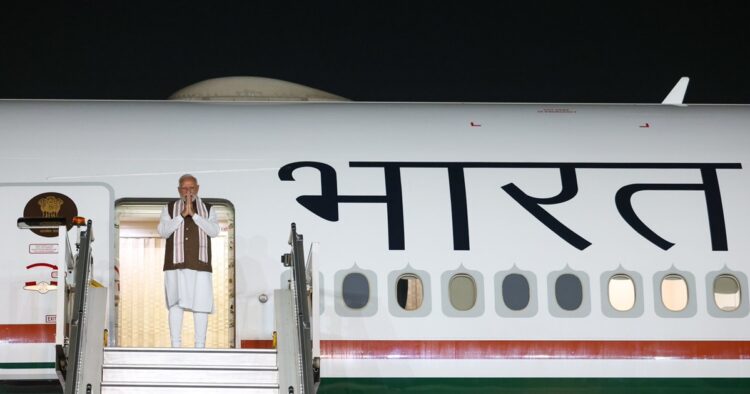 On Saturday morning, Prime Minister Narendra Modi departed for a three-day visit to the United States