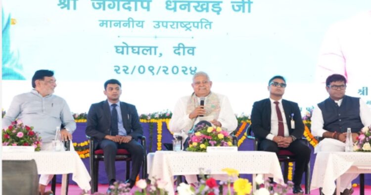 On Sunday, Vice-President Jagdeep Dhankhar emphasized India’s journey toward ‘Ram Rajya’, saying that the country’s transformation reflects significant progress under national leadership