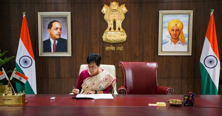 Aam Aadmi Party leader (AAP) Atishi Marlena took the charge as Delhi’s eighth Chief Minister