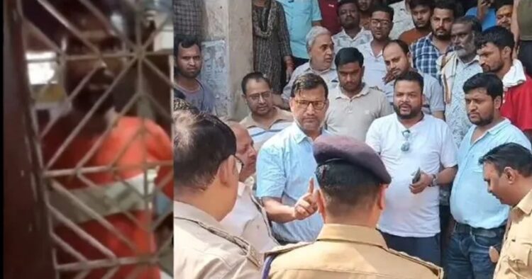 A Muslim youth named Sher Khan barged into a Hindu Temple on Monday morning in the Mathura district of Uttar Pradesh and threatened to attack the temple