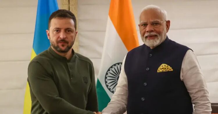 On Monday, Prime Minister Narendra Modi met Ukrainian President Volodymr Zelenskyy in New York, second meeting between the two leaders in a month