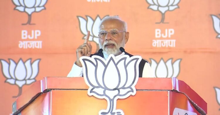 On Saturday while addressing an election rally in Hisar, Haryana, Prime Minister Narendra Modi said that, Congress's balloon of forming government in Haryana will also burst just like in Rajasthan and Madhy Pradesh