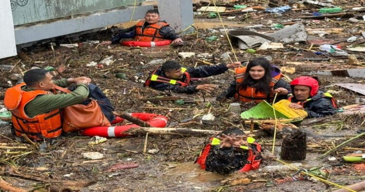 Floods and landslides caused by heavy rains in neighboring country Nepal have made life difficult for people