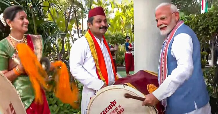 Prime Minister Narendra Modi arrived at Changi Airport on a two-day official visit to Singapore