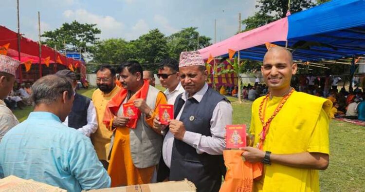 Vishva Hindu Parishad Aids 2,000 Hindus In Returning To Sanatan Dharma In Nepal Ghar Wapsi Vishva Hindu Parishad organized a Ghar Wapsi program in India’s neighbouring country