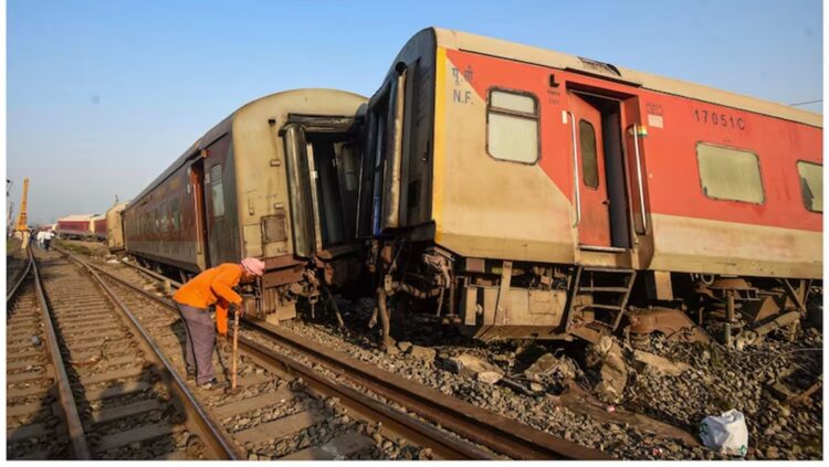 Two coaches of the Indore-Jabalpur Overnight Express got derailed near Jabalpur Railway Station in Madhya Pradesh, at around 5 in the morning