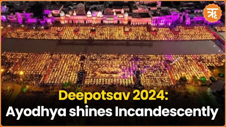 This year’s event aims to set a new world record by lighting 2.8 million earthen lamps along the banks of the Sarayu River