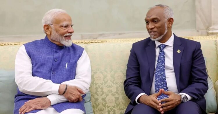 Prime Minister Narendra Modi reaffirmed the Maldives pivotal role in India’s neighborhood First Policy and SAGAR (Security and Growth for All in the Region) vision during a crucial meeting with Maldivian President Mohamed Muizzu on October 7