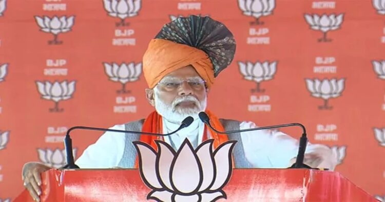 On Tuesday Prime Minister Narendra Modi hit out at Congress over its caste politics and said that the party wants to crush patriotism of the country by propagating divisions on lines of caste and religion