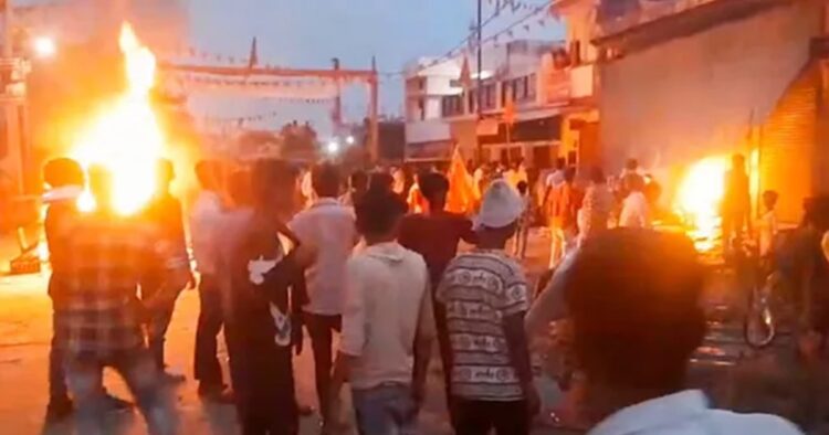 Communal tensions erupted in Bahraich, Uttar Pradesh on October 13 leading to violent clashes during the Goddess Durga visarjan procession in the village of Rehua Mansoor