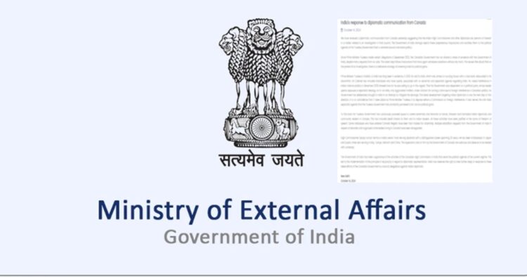 On Monday, India strongly rejected a diplomatic communication from Canada suggesting that the Indian High Commissioner and other diplomats were persons of interest in a probe and termed it as ‘preposterous imputations’ and part of the political agenda of the Justin Trudeau government