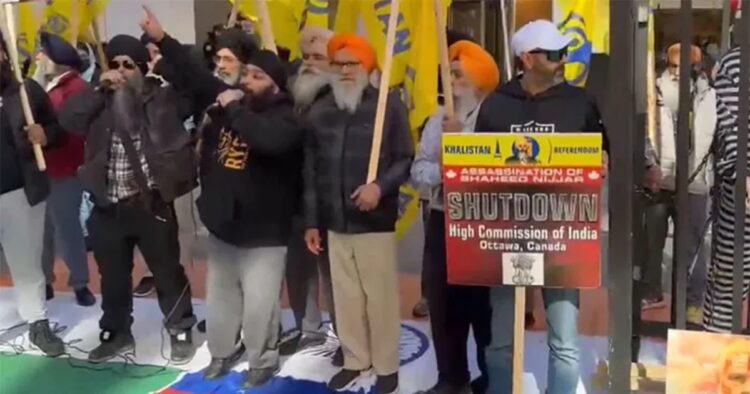 On Friday, Sikh Separatist staged a protest against India in Toronto