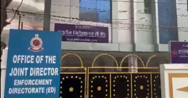 On Friday, the Enforcement Directorate arrested senior Indian Administrative Service (IAS) official Sanjeev Hans and former MLA of Rashtriya Janata Dal (RJD) Gulab Yadav in connection with a money laundering investigation being conducted by the agency