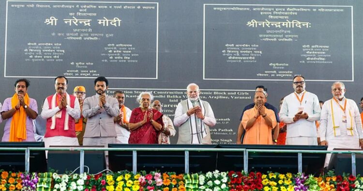 Prime Minister Narendra Modi inaugurated development projects worth Rs 6,100 crores in Varanasi