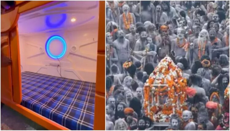 The state government of Uttar Pradesh announced on Monday that it would launch sleeping pods to improve the experience of the devotees during the Prayagraj Kumbh Mela 2025