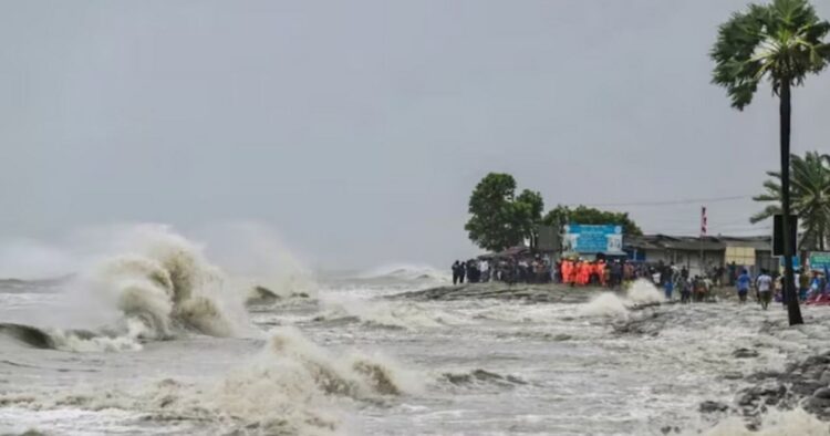 The pressure area formed in the Bay of Bengal is gradually intensifying and is likely to turn into a cyclone