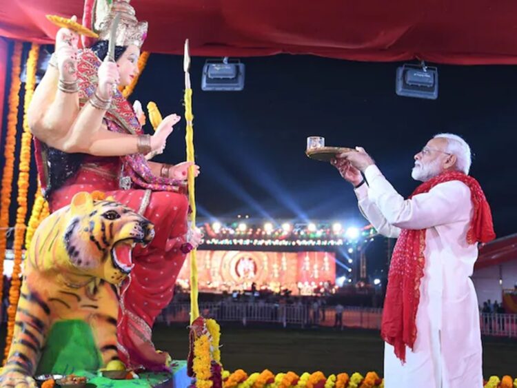 The day marks the starting of the nine-days Shardiya Navratri festival, Prime Minister Narendra Modi has wished the entire country