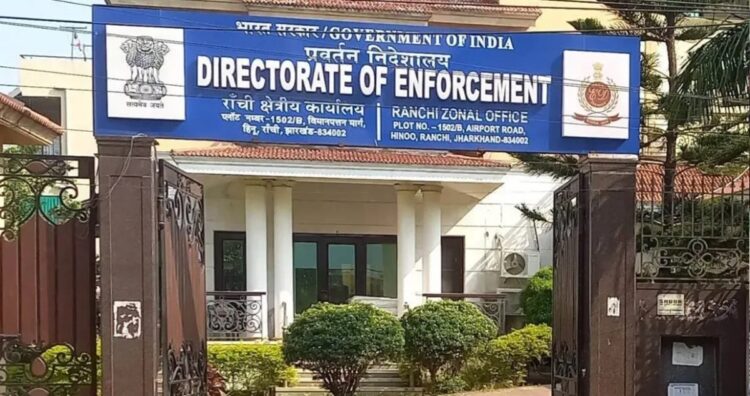 On Tuesday, the Enforcement Directorate conducted raids against IAS Vinay Chaubey, former Excise Department Secretary, and others in connection with an alleged liquor scam case in Jharkhand’s Ranchi