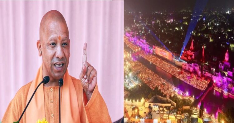 On the occasion of Diwali, Uttar Pradesh Chief Minister Yogi Adityanath invited everyone to participate in the grand festival on Friday