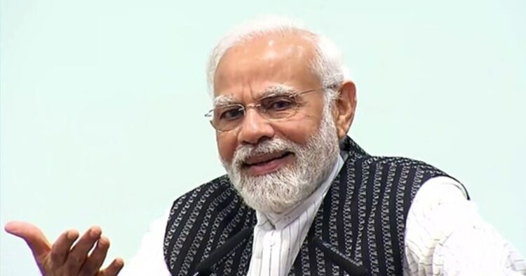 Prime Minister Narendra Modi wished the entire countrymen a Happy Diwali, the festival of victory of light over darkness