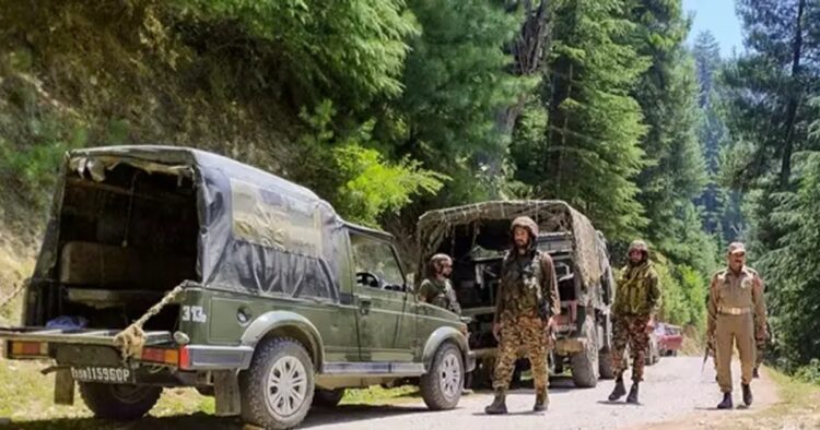 On Saturday, at least two terrorists were eliminated by the security forces in Jammu and Kashmir's Kupwara district under "Operation GUGALDHAR"