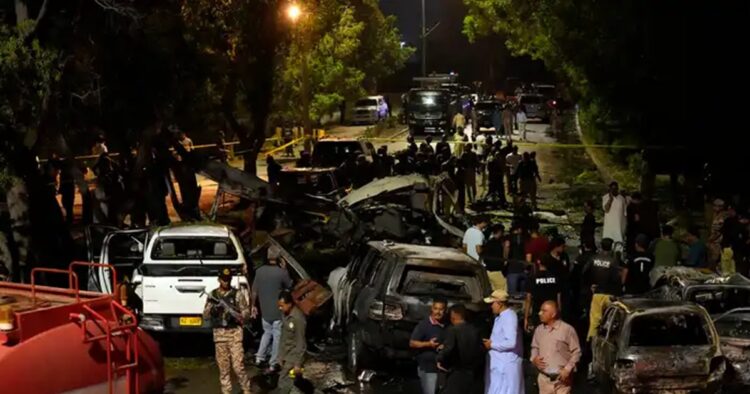 On Sunday, at least three people were killed and several others were injured after a massive explosion occurred near Karachi's Jinnah International Airport in Pakistan