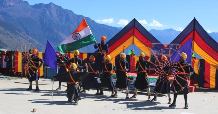 Under ‘Vibrant Village Zemithang’ pilot project, the Indian Army organized a unique Graziers Mela on November 11 at the high-altitude border village of Nelya