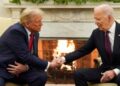 Present US President Joe Biden and newly elected President Donald Trump met on Wednesday. At the beginning of the meeting