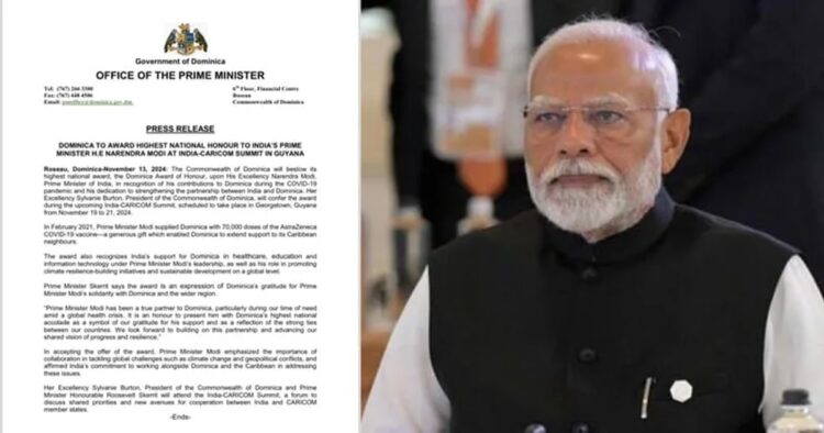 Two Bangladeshi Nationals Among Four Held In Facilitating Illegal Infiltration And Human Trafficking Dominica Announces Its Highest National Honour To PM Modi