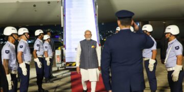 On Monday, Prime Minister Narendra Modi , who is on a three-country visit, landed in Rio de Janeiro in Brazil to attend the 19th G20 Leaders' Summit on November 18 and 19