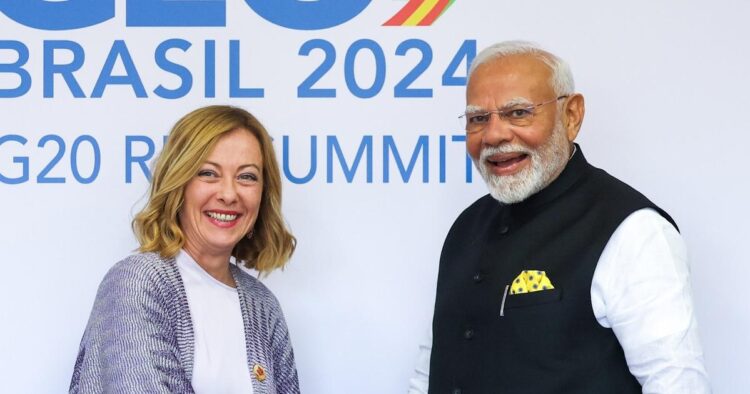 On Monday Prime Minister Narendra Modi held a bilateral meeting with his Italian counterpart Giorgia Meloni on the sidelines of the G20 Summit in Brazil and the friendship between the two nations