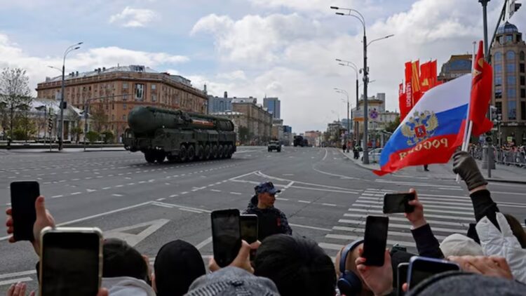 Russia's Air Force said in a statement that Russia fired a nuclear-capable intercontinental ballistic missile (ICBM) in an attack on Ukraine