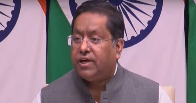 On Saturday, MEA Spokesperson Randhir Jaiswal said, 'Canada's allegations against Union Home Minister Amit Shah are absurd and baseless