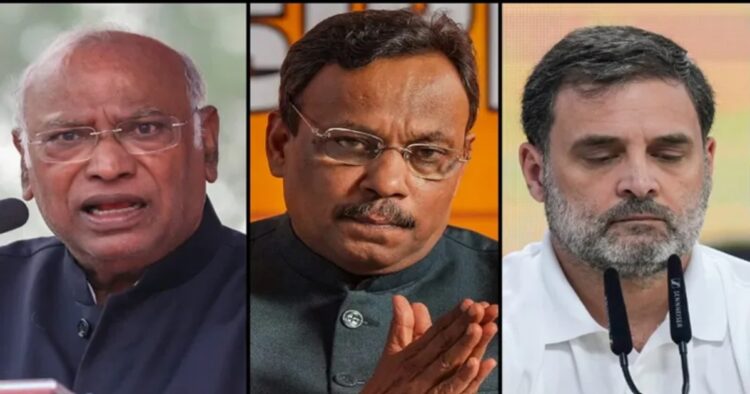 BJP National General Secretary Vinod Tawde has served a defamation notice to Congress President Mallikarjun Kharge