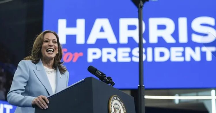 Kamala Harris, Democratic presidential candidate said that during her travel across the country she could see people determined to turn the page on hatred and division