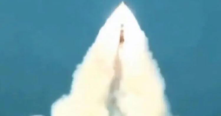 The Indian Navy has successfully tested the K-4 ballistic missile from the newly-inducted nuclear submarine 'INS Arighaat