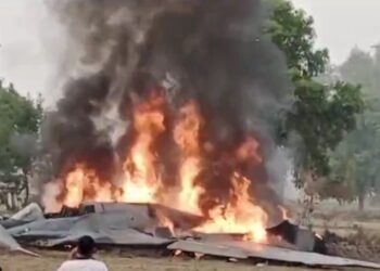 On Monday, a MiG-29 fighter jet belonging to the Indian Air Force crashed near Agra