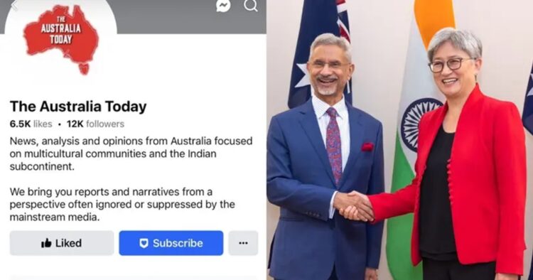 Hours following Canada blocked the Australian media outlet, The Australia Today, shortly after it telecasted the joint press conference of Indian External Affairs Minister S. Jaishankar and Australian Foreign Minister Penny Wong, the media outlet issued a statement on X (formerly Twitter)