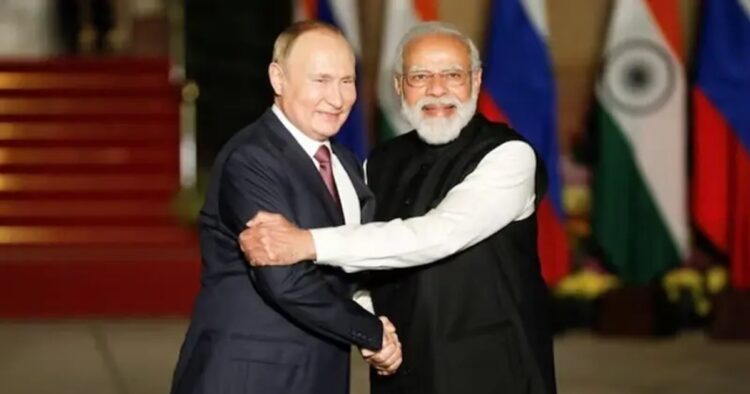 On Monday, Prime Minister Narendra Modi extended an invitation to the Russian President Vladimir Putin to visit India