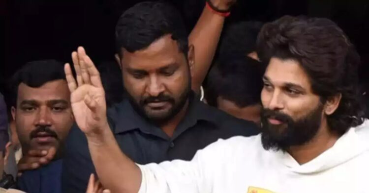 Allu Arjun returned home after spending the night in Chanchalguda jail in the case related to the Sandhya Theatre stampede