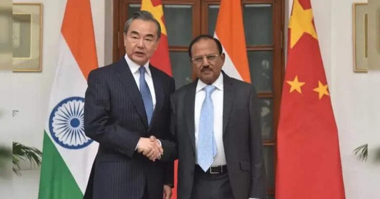 On Wednesday, National Security Advisor Ajit Doval and China's Minister of Foreign Affairs hold the 23rd meeting of the Special Representatives (SRs) in Beijing