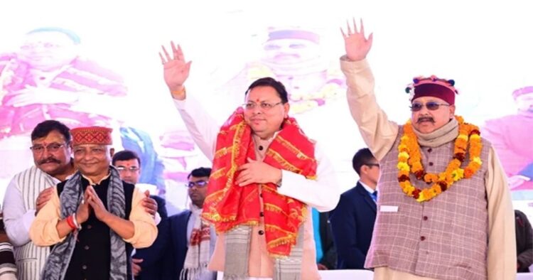 Uttarakhand Chief Minister Pushkar Singh Dhami laid the foundation stone of various development schemes worth nearly Rs 172 crore 65 lakhs, including the foundation stone laying of the multipurpose Satpuli Lake to be built in the Eastern Nayar River