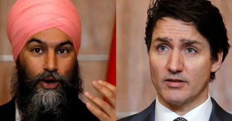 Trouble comes up for Canadian Prime Minister Justin Trudeau as New Democratic Party (NDP) leader and his key ally, Jagmeet Singh, has declared to move a no-confidence motion against him in the next sitting of the House of Commons in January 2025