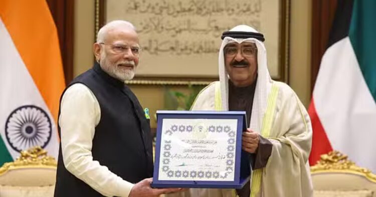 Prime Minister Narendra Modi and Amir Sheikh Meshal Al-Ahmad Al-Jaber Al-Sabah of Kuwait took their relationship to a new level