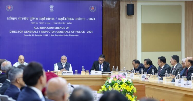 The 59th All-India DGP-IGP Conference, a three-day event held in Bhubaneswar, concluded on Sunday, December 1, 2024 under strict security measures