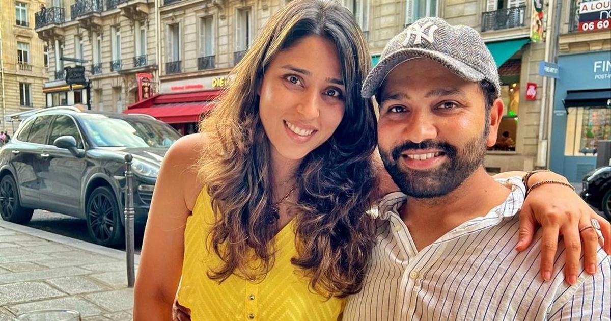 Rohit Sharma and Ritika Sajdeh