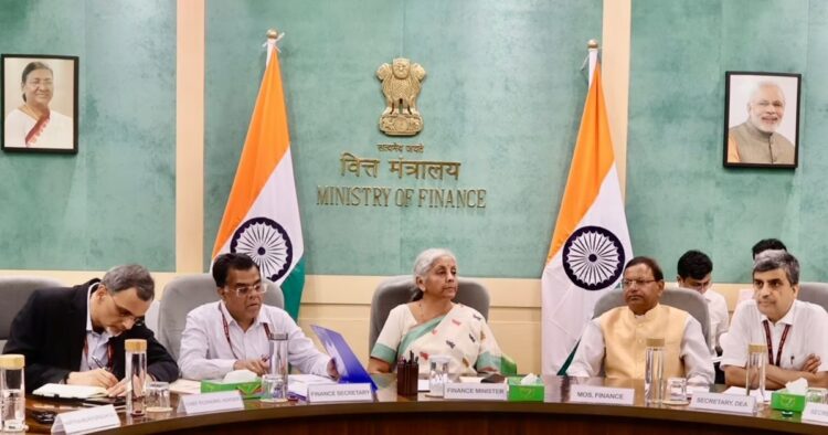 Nirmala Sitharaman held the sixth pre-budget consultation meeting with experts and representatives of the health and education sector