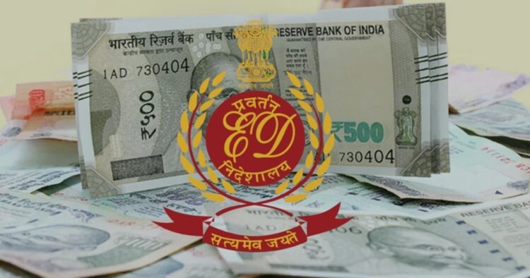 The Enforcement Directorate seized recovered shares worth Rs 60 crore and cash worth Rs 23 lakh during the search operations in connection with a money laundering case, the agency said