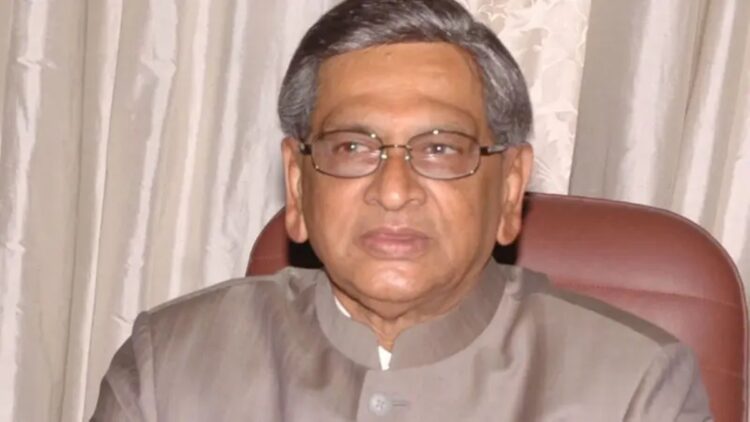 Former Chief Minister of Karnataka, Somanahalli Mallaiah Krishna who has also been India's External Affairs Minister and Maharashtra Governor